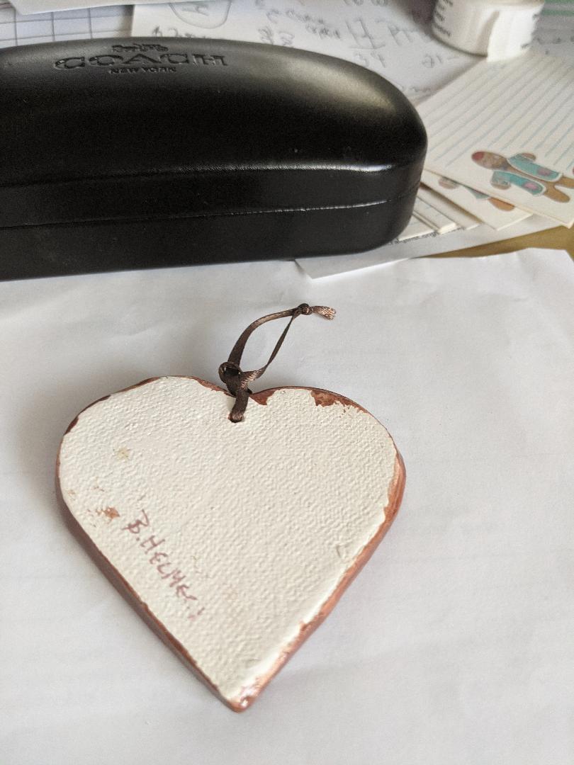 Handcrafted Heart Ornament-NEW