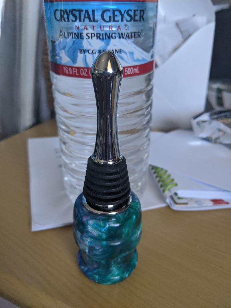Fancy Colorful Handcrafted Bottle Stopper-NEW