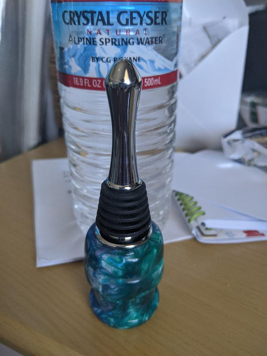 Fancy Colorful Handcrafted Bottle Stopper-NEW
