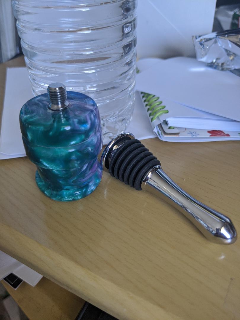 Fancy Colorful Handcrafted Bottle Stopper-NEW