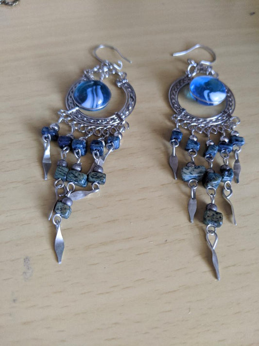 Long Brazil Handcrafted Earrings-NEW