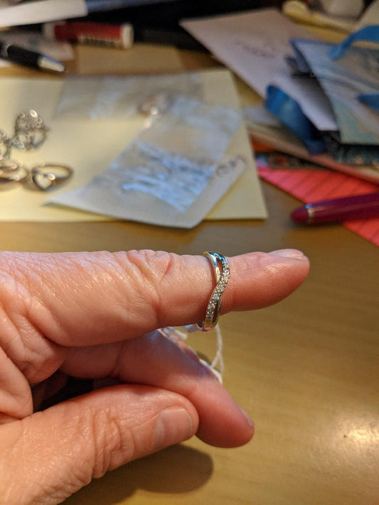 Fancy Fake Rhinestone Ring