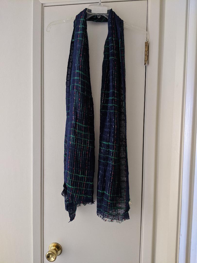 MAXSTUDIO PASHMINA Fringe Scarf-NEW