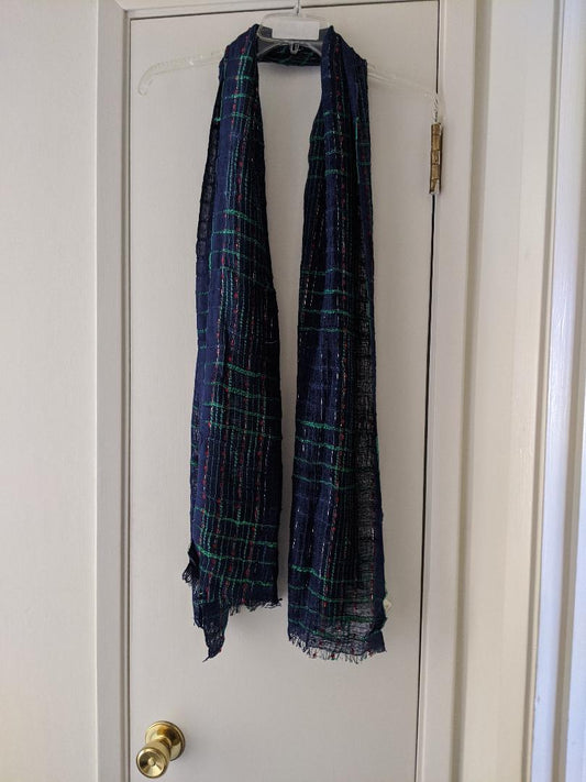MAXSTUDIO PASHMINA  Fringe Scarf-NEW