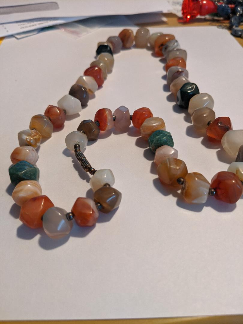 Stone Rock Long Necklace
