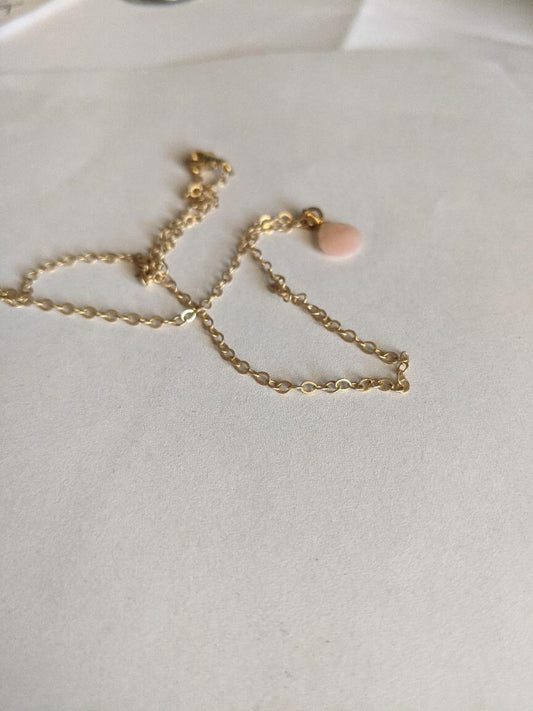 Spiegel Small Pink Opal Necklace-NEW