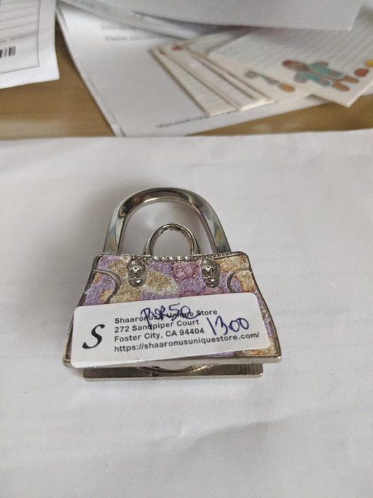 Purple Purse Hook