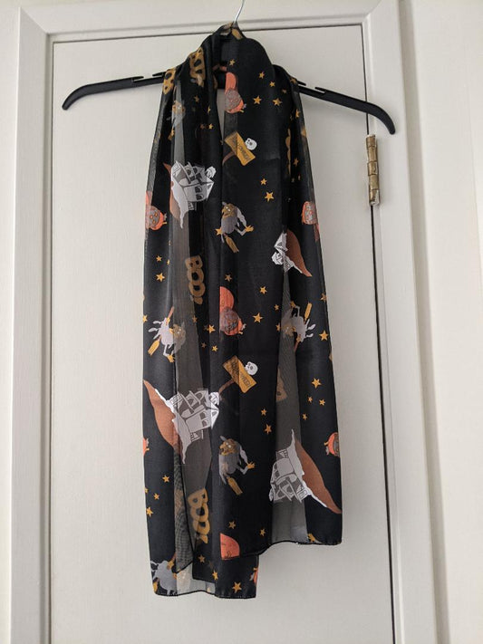 Halloween Black Scarf-NEW