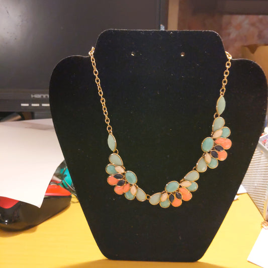 Beautiful Colorful Statement Necklace