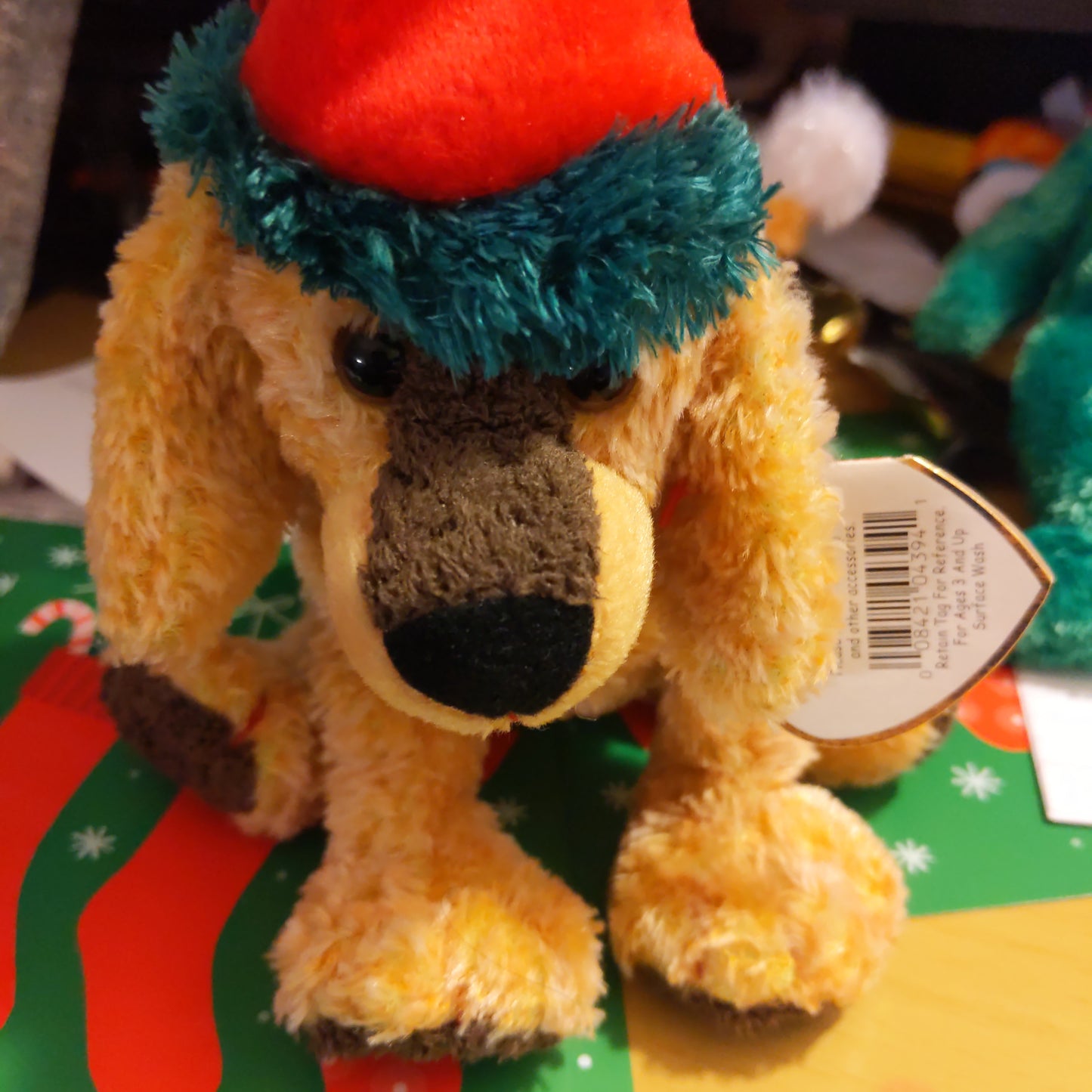Christmas Beanie Dog