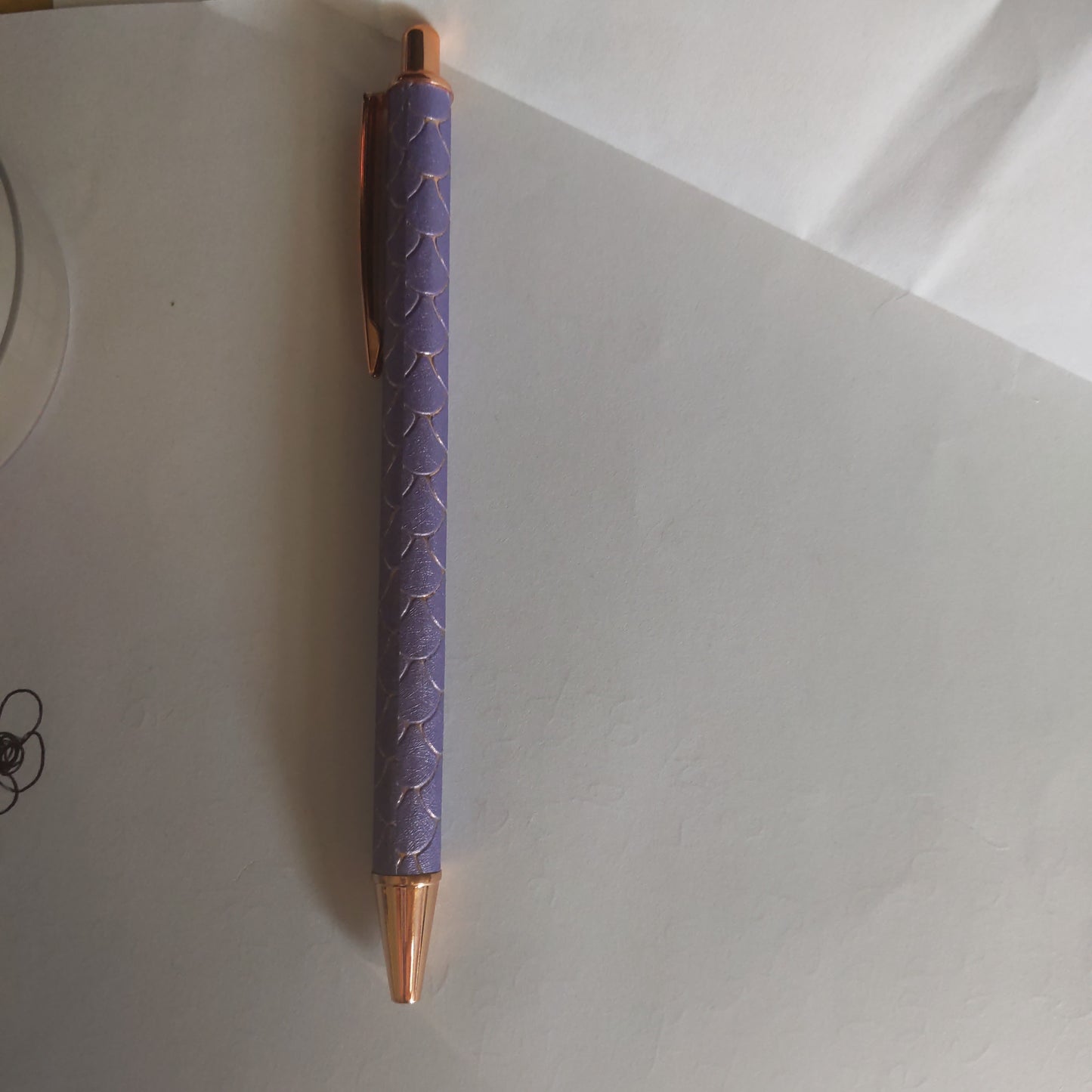 Two Fancy Purple Writing Pens