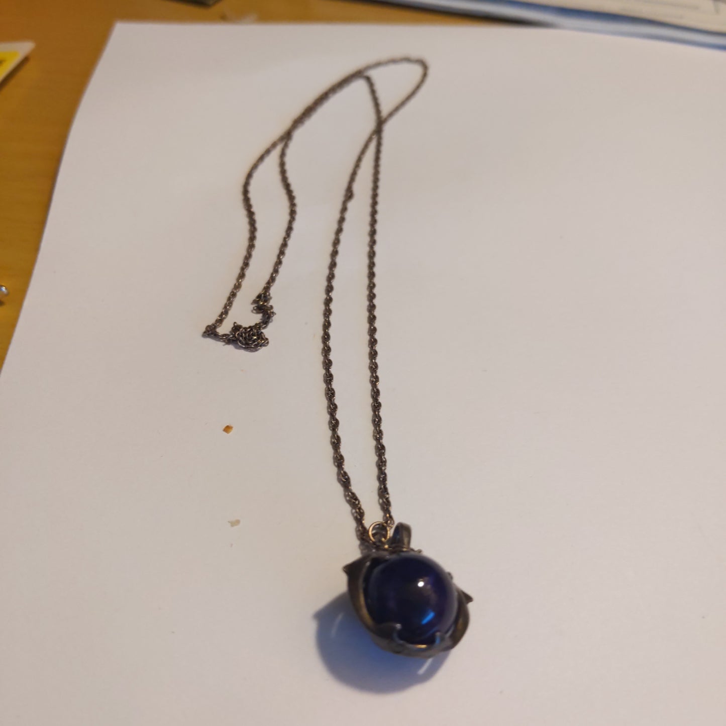 Dark Purple Ball Necklace