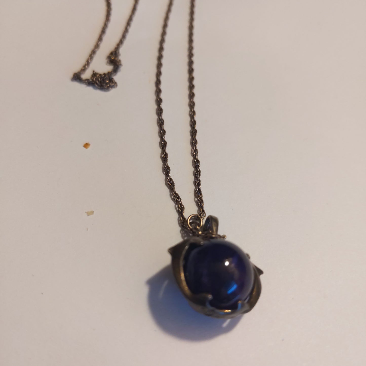 Dark Purple Ball Necklace