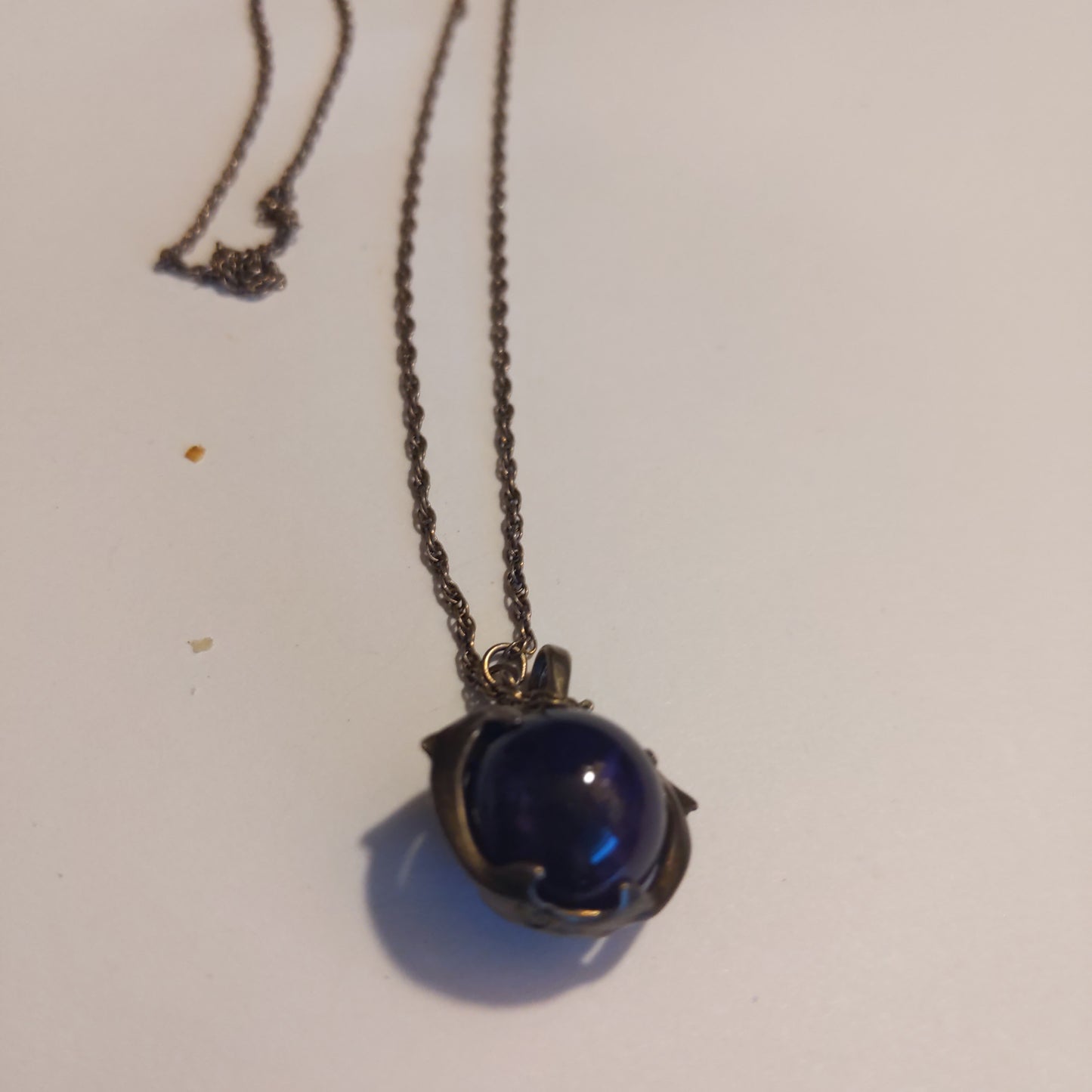 Dark Purple Ball Necklace