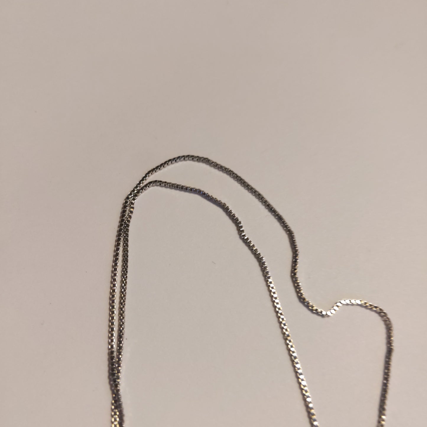 Chico's Long Silver Rhinestone Necklace