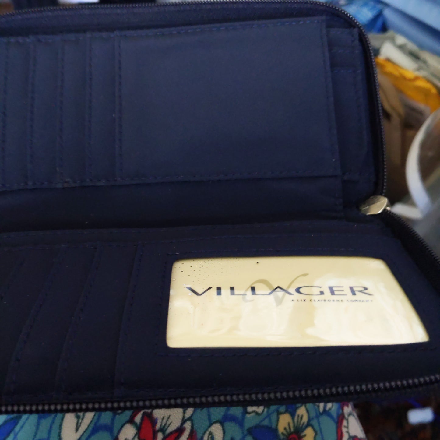 Villager Navy Wallet