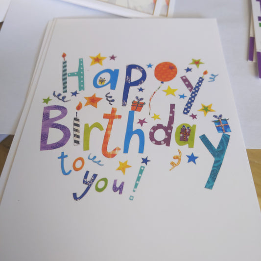 Nine Different Birthday Cards Unit