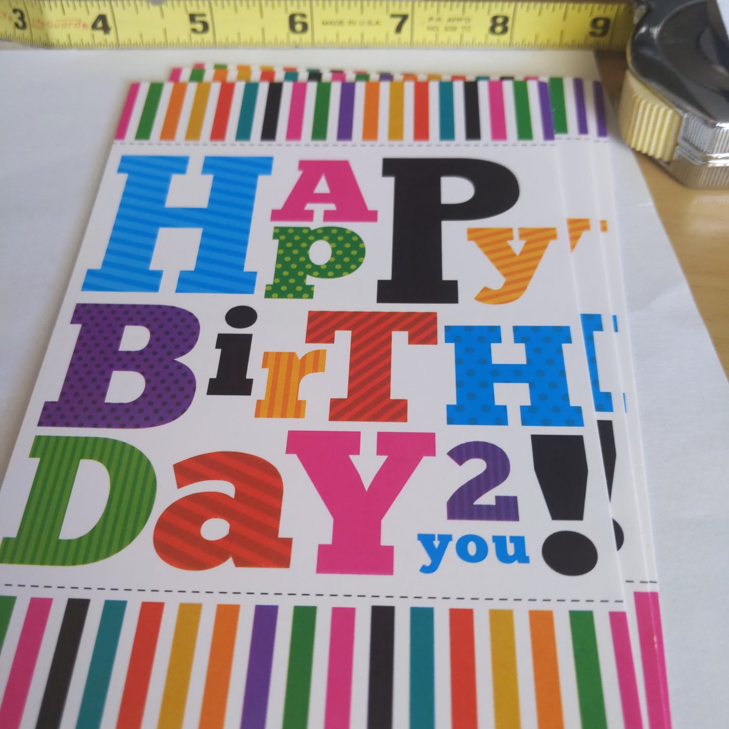 Nine Different Birthday Cards Unit