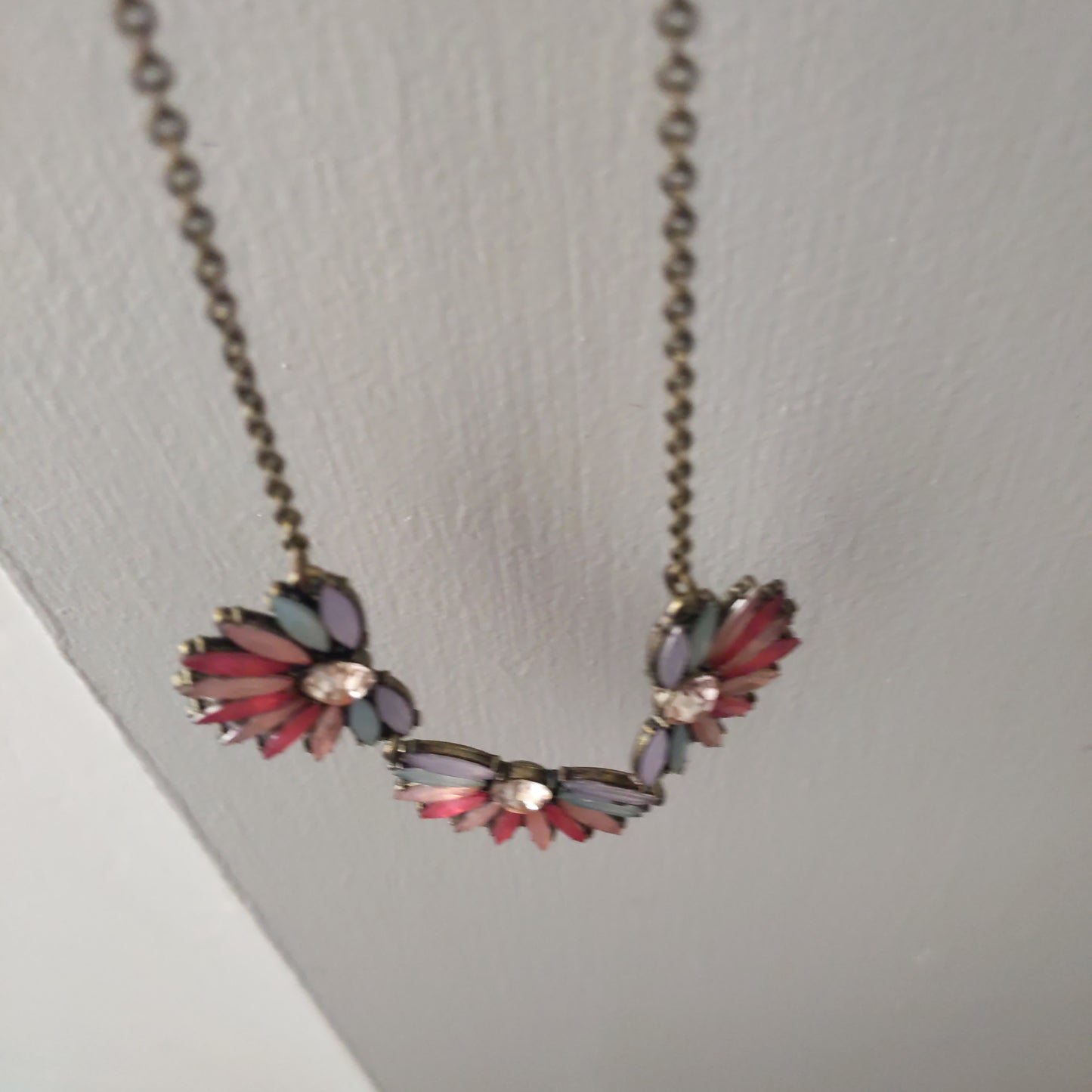 Small Flower Statement Necklace