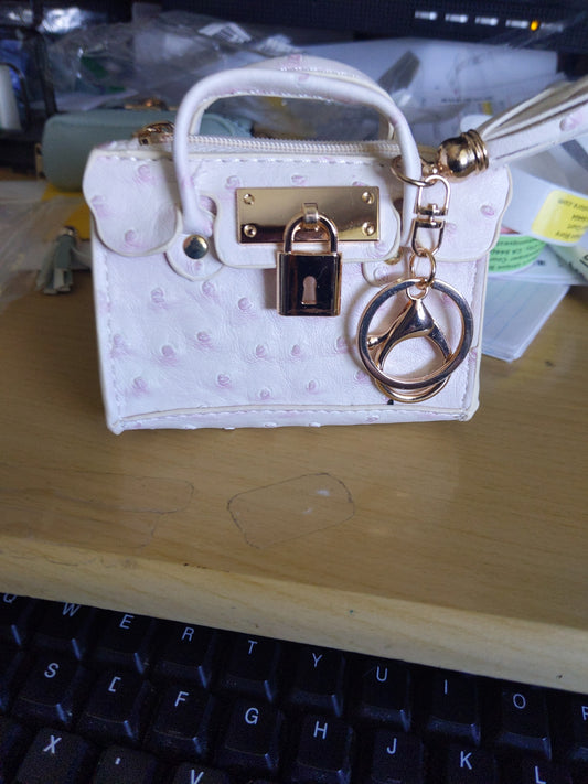 White Purse accessory for Handbag