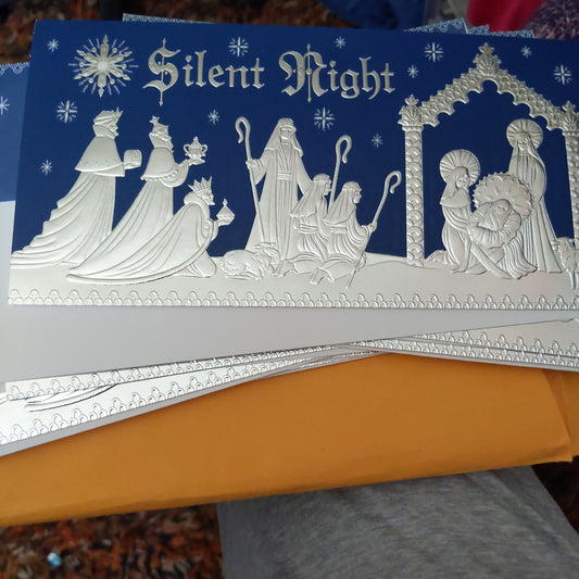 Silent Night Christmas Cards