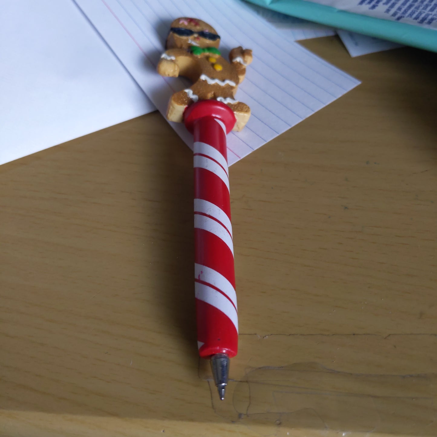 Gingerman Christmas Pen