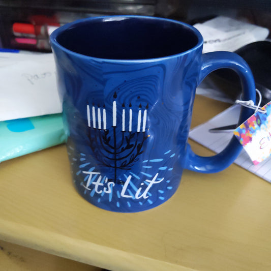 Tall Chanukah Mug