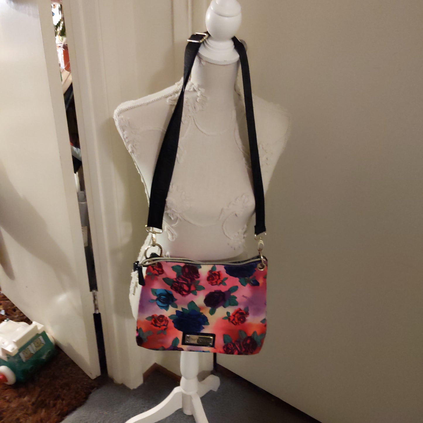 Betsy Johnson Flowered Handbag