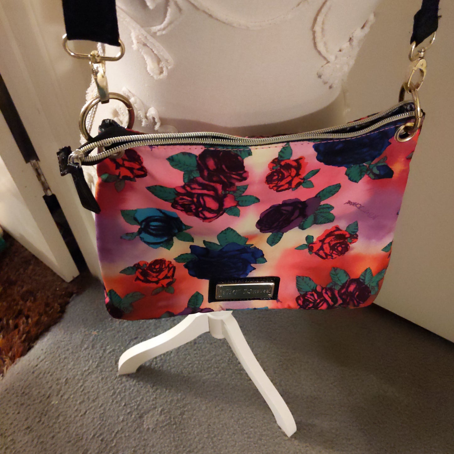 Betsy Johnson Flowered Handbag