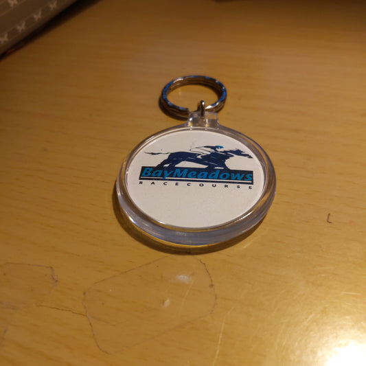 Vintage Key Chain of Bay Meadows race track