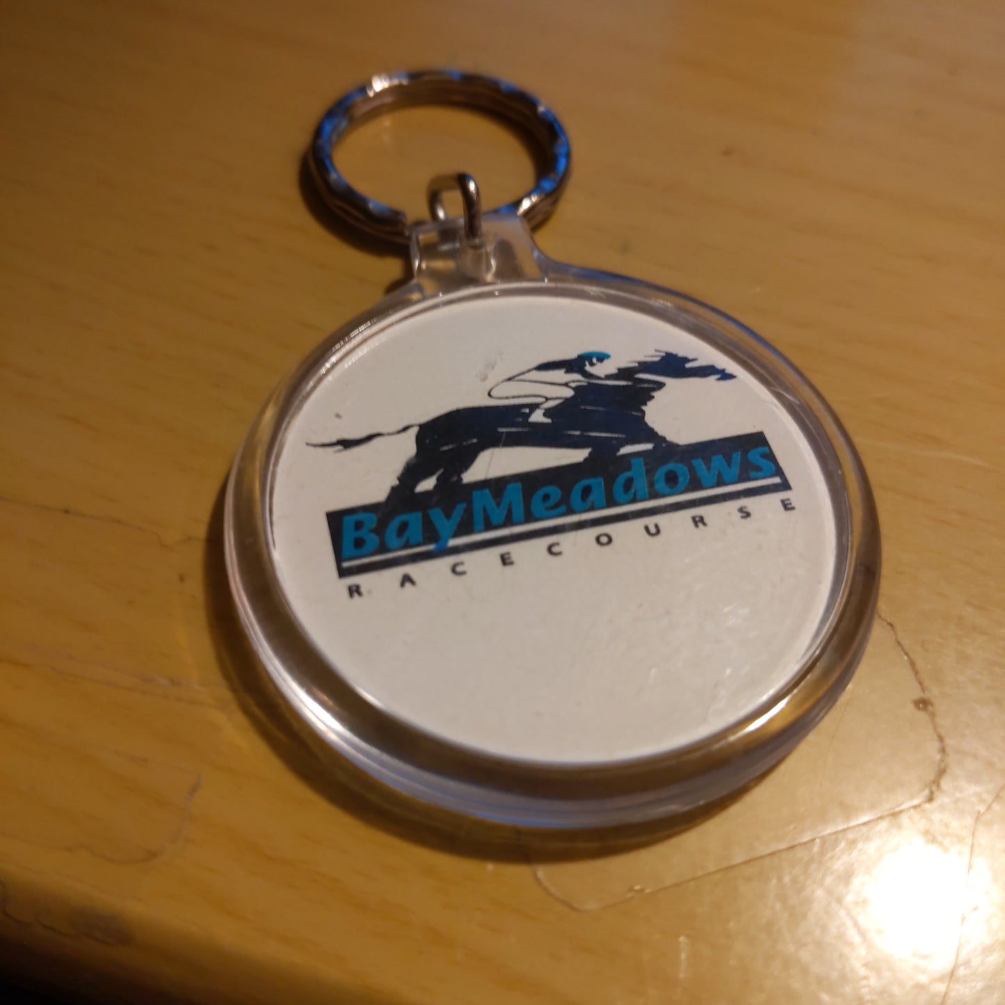 Vintage Key Chain of Bay Meadows race track