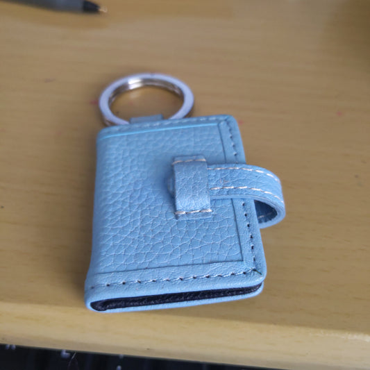 Lands End Blue Pocket Key Chain