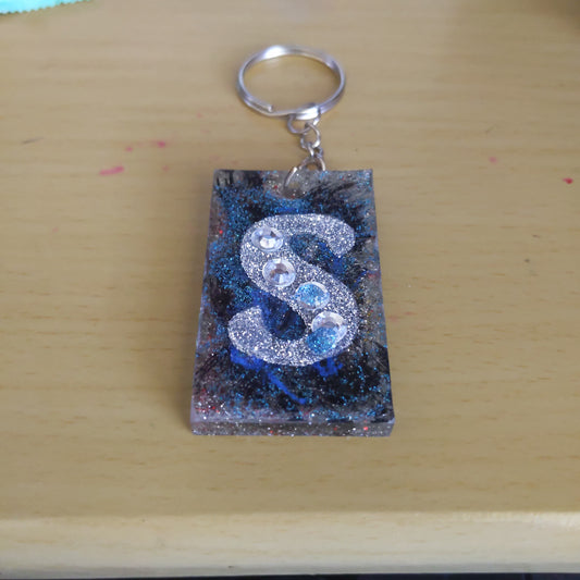 S Letter Key Chain