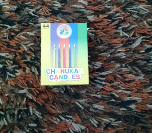 Small Colorful Chankah Candles-New