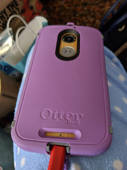 Purple Otter Box Cellphone Cover