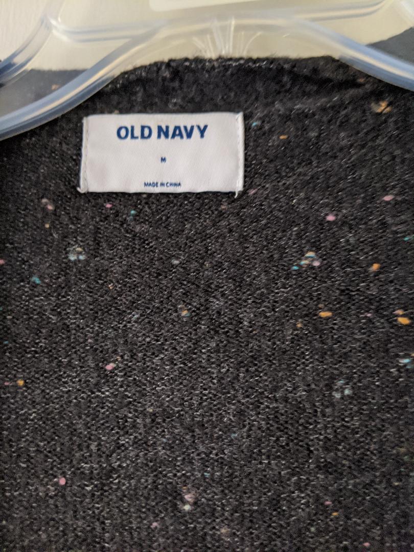 Old Navy Open Black Cardigan Size M