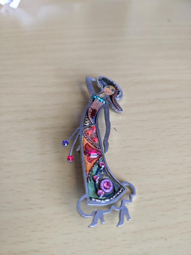 Handcrafted Lady Brooch