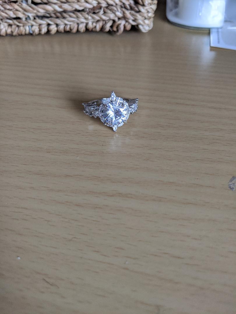 Fake Diamond Ring-Size 9