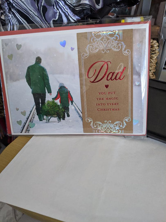 Dad Christmas Card by Papyrus-NEW