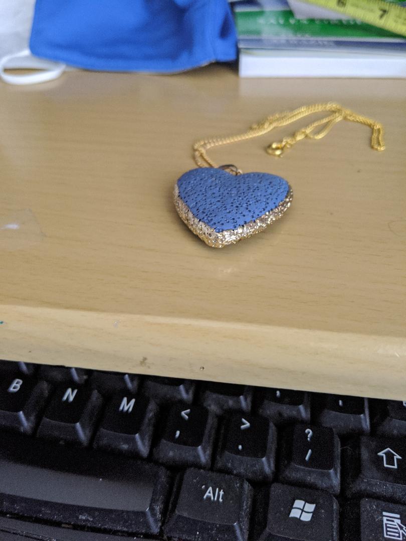 Heart Blue Necklace-NEW