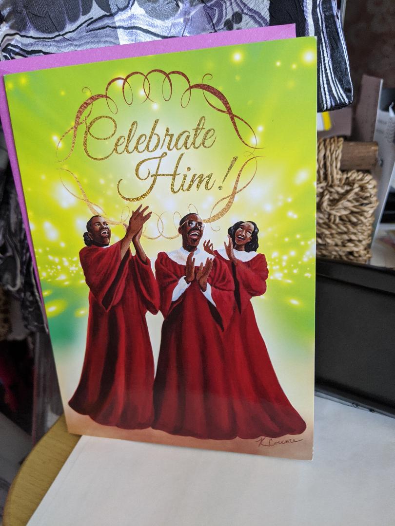 African American Christmas Card