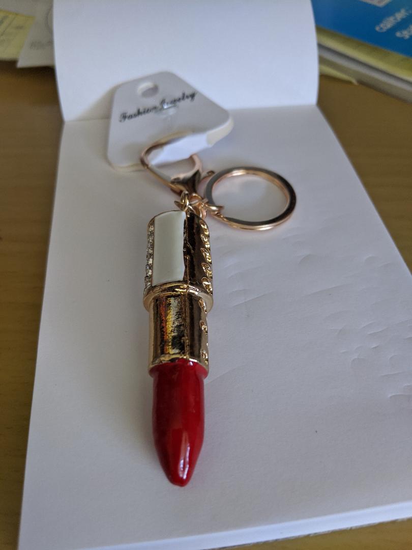 Long Red and Gold Lipstick-NEW