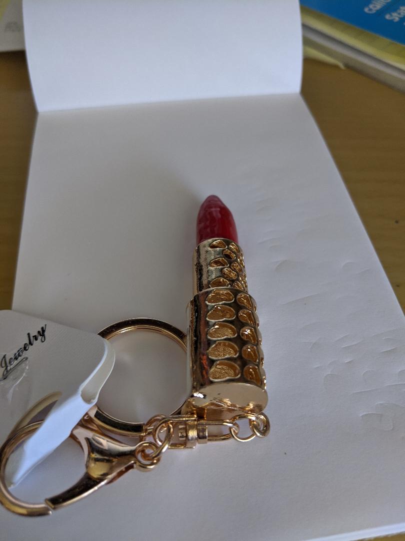 Long Red and Gold Lipstick-NEW