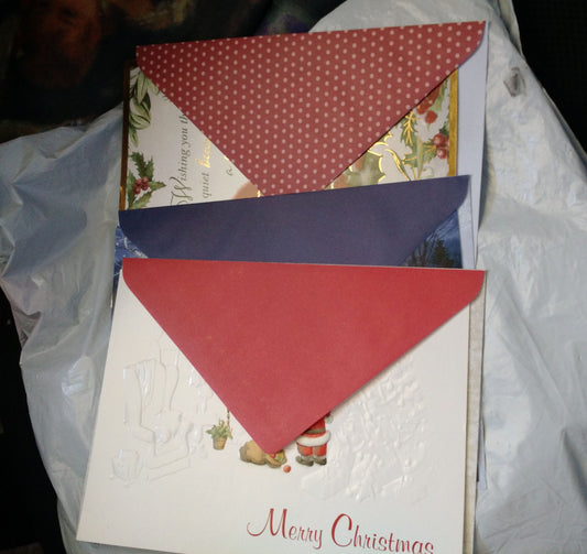 Three Beautiful Christmas Cards - NEW